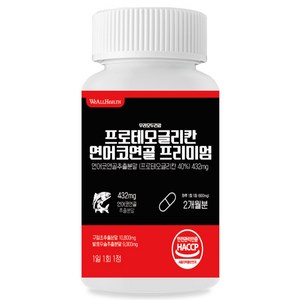 프로테오글리칸 연어코추출물 연골 HACCP 인증 We All Health 우리모두건강, 60정, 1개