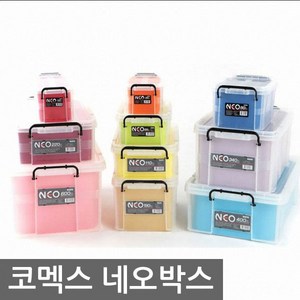 코멕스 네오박스 3~60L/정리함 리빙 공간 수납 박스 쿠, 08-340(34리터), 1개