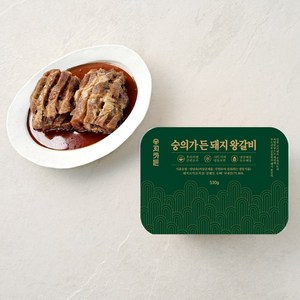 [숭의가든] 돼지 왕갈비 (2대), 1개, 500g