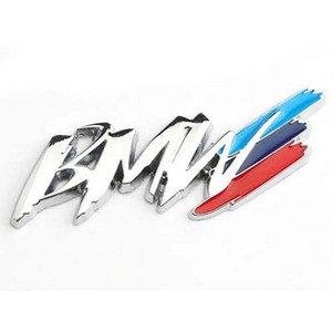 퍼포먼스 BMW 엠블럼 자동차 금속 악세사리, 퍼포먼스 BMW 엠블럼 실버, 2개