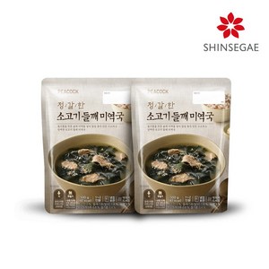 피코크 정갈한 소고기들깨 미역국 500g x 2팩, 2개