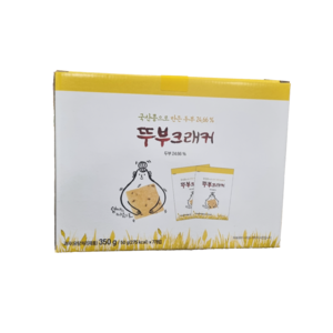 국산콩 으로 만든 고소한 뚜부 크래커 350g 코스트코, 50g, 7개