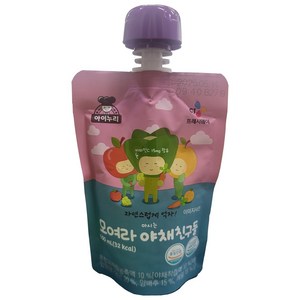 아이누리 마시는 모여라 야채친구들 주스, 100ml, 5개