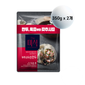 더미식 부추새우 손만두, 350g, 2개