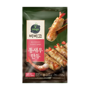 [신제품] CJ 비비고 고메 통새우 만두, 4개, 200g