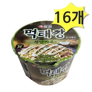 먹태깡 큰사발면 청양마요맛 118g, 16개