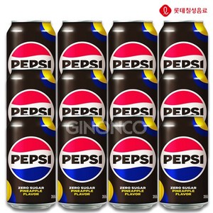 골든싸이]팹시콜라제로파인355ml, 12개, 355ml