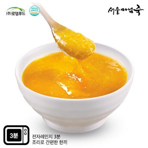 [서울마님죽] [DO103]엄마의맛! 든든한 아침식사 호박죽500gx3봉, 500g, 3개