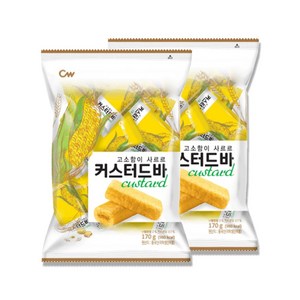 청우식품 커스터드바, 340g, 1개