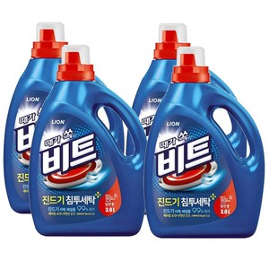 비트 진드기 액체세제 일반용 본품, 3L, 4개