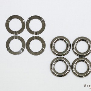 베스트브레인 심플 빅 아일렛 부자재 37mm, 흑니켈, 1개