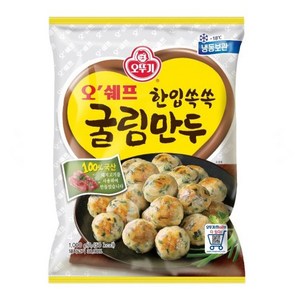 오뚜기 오쉐프 굴림만두 1kg, 1개