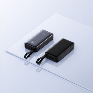 PYHO 보조 배터리 66W 고속 충전 20000MAH 초대용량, 블랙