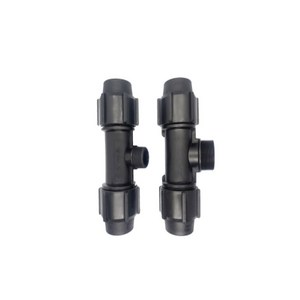 [도남농자재] 밸브 PE 티바디 나사 몸통티 농자재 관수자재, 20mm×20mm, 1개