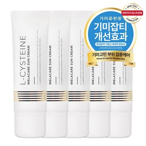 키오스킨 엘시스테인 멜라케어 선크림 SPF50+ PA++++ 50ml, 5개