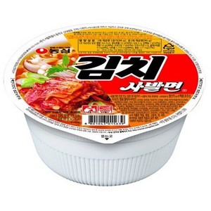 농심 김치 사발면 소컵 86g, 24개