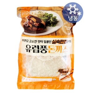 굿프랜즈 유럽풍 돈까스 무료배송/냉동 국산 닭고기 돼지고기 가성비 HACCP 식자재 급식 분식 도시락 반찬, 1.35kg, 4개