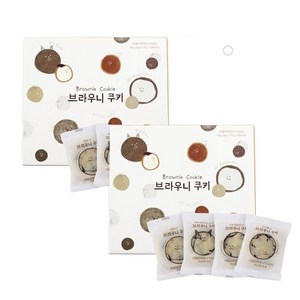 신라명과 브라우니쿠키 1+1 세트 선물용쇼핑백포함, 420g, 2개