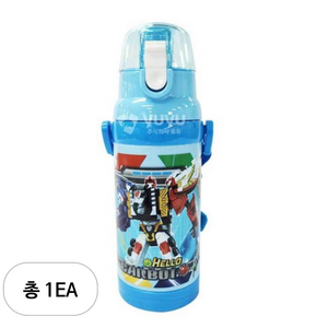 르번 헬로카봇 안심락 원터치 물병, 혼합색상, 470ml, 1개