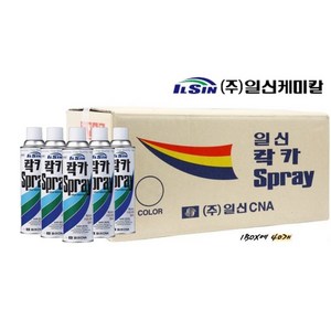 일신 락카 스프레이 1박스 40EA, 40개, 420ml, 흑색