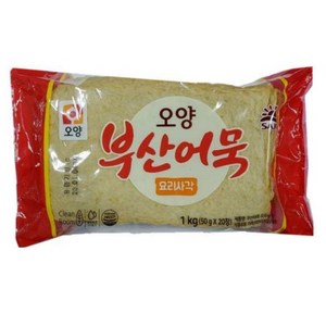 사조 오양 요리 사각 어묵 1kg / 부산어묵 반찬용 요리어묵, 10개