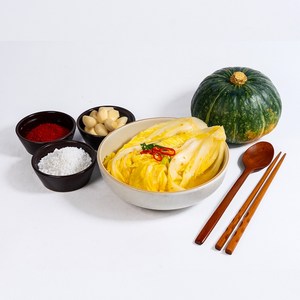 [1+1] 대통령상 수상 단호박 백김치 물김치, 단호박백김치 1.5kg + 1.5kg (총 3kg), 1박스, 3kg