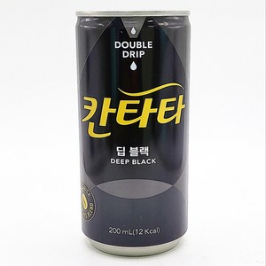 칸타타 블랙커피 딥블랙, 90개, 200ml