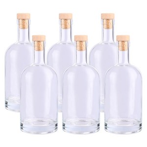 가인글로벌 위스키500 유리병 주류병 더치병 담금주 술병, T코르크(우드), 6개, 500ml