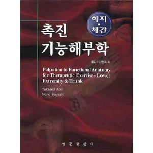 촉진 기능해부학(하지 체간), 영문출판사, TAKAAKI AOKI 