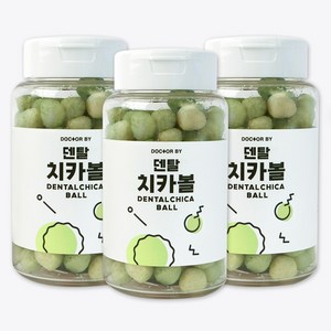 닥터바이 강아지 덴탈 치카볼 간식, 치즈, 25g, 3세트