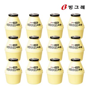 (대영) 빙그레 바나나우유 무가당 no suga, 12개, 240ml