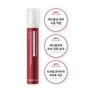 투데이위드 레드 컨트롤 트러블 스팟, 1개, 15ml
