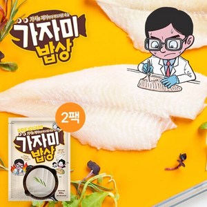 가시제거연구소 가자미밥상 순살가자미 2팩 총 1.3kg, 1개