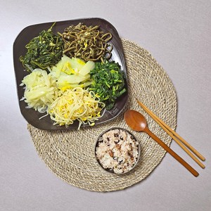 정월대보름 영양찰밥 오곡밥 잡곡밥 220g/3팩+나물 2팩(총500g)