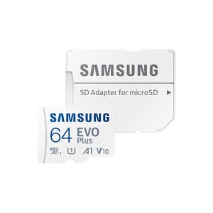 삼성전자 EVO 플러스 마이크로SD MB-MC64HA/KR, 64GB, 1개