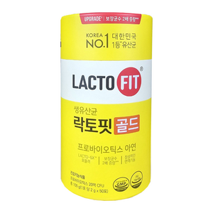 종근당건강 락토핏 생유산균 골드, 100g, 2개