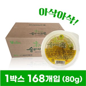 국산 참맛 신선 후레쉬피클 168개입 한박스, 80g, 168개