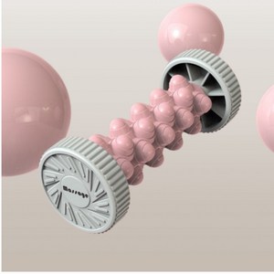 지뿡이네 발 마사지 스트레칭 지압 풋롤러, 핑크, 1개