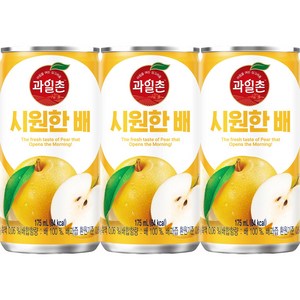 [오늘쇼핑]아침을 여는 과일촌 시원한 배드링크 미니캔/소캔, 40개, 175ml