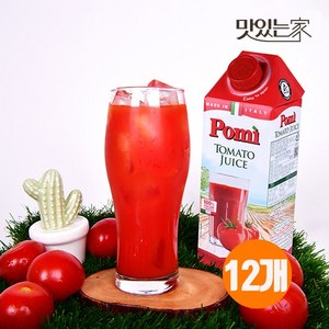 포미 토마토쥬스, 750ml, 12개