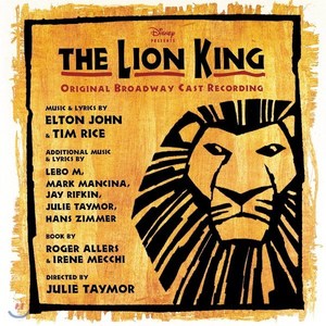 [CD] 라이온 킹 뮤지컬 음악 - 오리지널 브로드웨이 캐스트 (Lion King: 1997 Oiginal Boadway Cast OST)