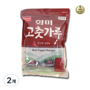 화미 고춧가루 김치용, 1kg, 4개