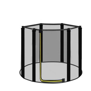 어른트램폴린 트램블린 대형 안전망 자외선 방지 정원 교체 그물 극 보호 그물만-29, 1.5m, 2)6 poles  1.5M