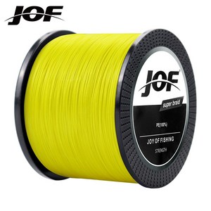 JOF 1000m SUPER PE 12합사 낚싯줄, Yellow, 1개