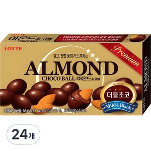 롯데웰푸드 아몬드 초코볼, 46g, 24개