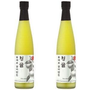 청숨 통째로 갈아만든 청귤, 500ml, 2개