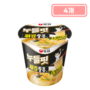 농심 누들핏 튀김우동맛 35.5g, 4개