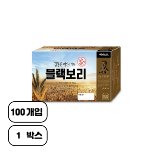 쌍계명차 김동곤 명인이 만든 블랙보리, 1.2g, 100개입, 1개