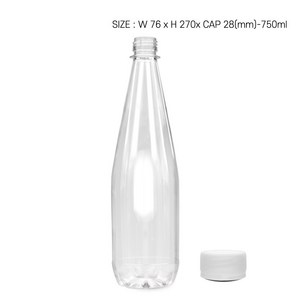 PET-효소탄용기 750ml(1개입), 골드, 1개