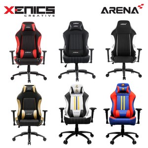 NEW ARENA-X ZERO AIR BLACK Chair 게임용/게이밍 컴퓨터 의자, 블랙